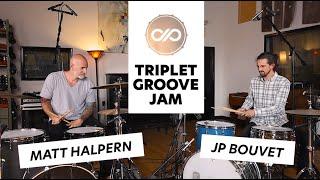 Matt Halpern & JP Bouvet Trade Groove Solos in Triplets (Excerpt from Matt's New Course!)