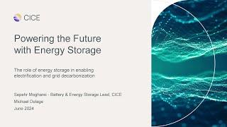 Powering the Future with Energy Storage Webinar