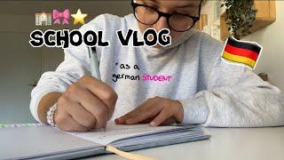 School vlog: GRWM at 6amschool day in Germany, going to a party🪩⭐️