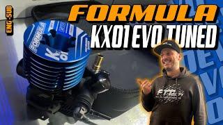 FORMULA KX01 EVO TUNED nitro buggy ENGINE review