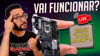 AO VIVO! É Bom MESMO? O tal "I9 BARATO" do AliExpress - Unboxing CC150 e Placa ASUS PRIME Z370-P