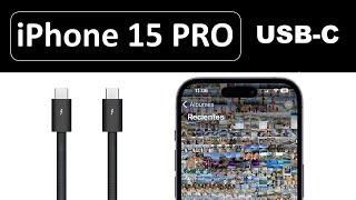 Copiar Fotos iPhone 15 a la Macbook con USB-C