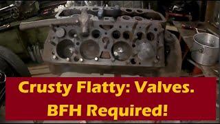 Seized Ford Flathead V8 Teardown Pt2: Valve removal. KD Valve tool action!