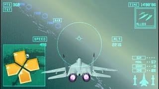 Ace Combat X Skies of Deception PPSSPP Gameplay Full HD / 60FPS