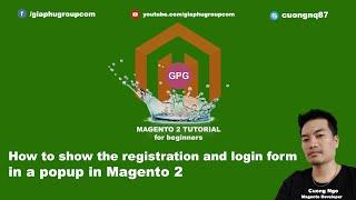 How to show the registration and login form in a popup in Magento 2