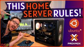 Proxmox 8 Homelab & GPU Passthrough to Ubuntu Desktop - AMAZING HOME SERVER