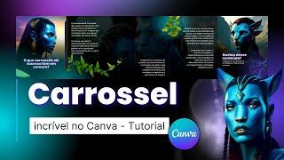 Como Fazer Carrossel No Canva - TUTORIAL COMPLETO 2023 - AVATAR 2 #canva #auladecanva #carrossel