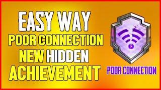 Easy To Complete POOR CONNECTION Hide Achievement #pubgmobile  #gameplay #youtubevideo