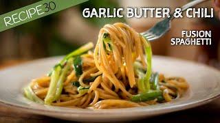 Garlic Butter and Chili Asian Style Spaghetti