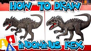 How To Draw Indominus Rex From Jurassic Park