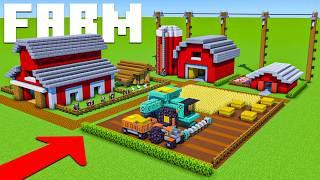 Minecraft Tutorial: How To Make A Farm | City Tutorial