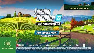 Farm Production Pack on Farming Simulator 22!