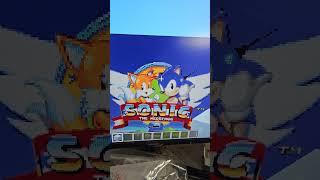 Sonic 2 Title Screen Pixel Art In Minecraft