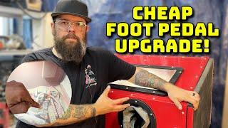 EASY SandBlasting Foot Pedal | Harbor Freight Sand Blasting Cabinet Upgrade