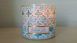 BATH & BODY WORKS PARADISE COVE CANDLE REVIEW‼️