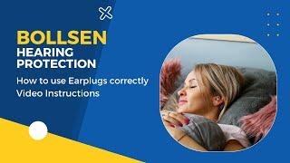 2 Step Video Manual BOLLSEN earplugs | Best Noise Reduction Ear Plugs & Audio Protection for Hearing