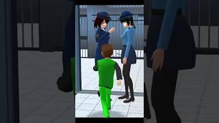 little yuta and yuta police car#shortvideo#viralvideo#viralshort#sakurascholsimulator#sakura#shorts