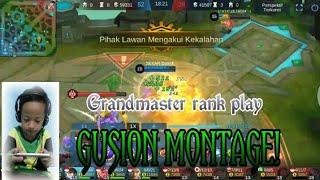 GUSION MONTAGE // Rank Grandmaster || AS Fadhilah