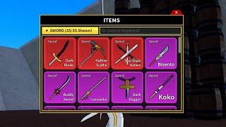 I Spent 50 Hours Getting All Legendary Blox Fruit Swords