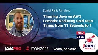 Thawing Java on AWS Lambda Reducing Cold Start Times from 11 Seconds to 1 |  Daniel Raniz Raneland