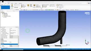 Fluent First Tutorial (Heat Transfer Mixing Elbow) - Part 2 of 4