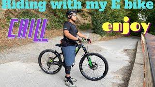 My 2nd Vlog Riding with E bike