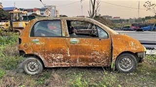 MATIZ I Born In 1998 : Completely Restored MATIZ Car From A Super Damaged Car To Like New