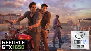 Uncharted 4 GTX 1650 i5 10400F 1080p ALL Settings - Uncharted Legacy of Thieves Collection GTX 1650