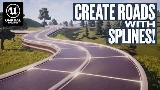 How to Make Roads Splines in Unreal Engine 5