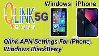 qlink apn settings for iphone | qlink wireless 5g apn settings