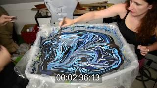 How to: Swirl guitar finish with Magic Marble paints