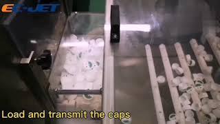 EC JET cap sorting and cap laser coding system