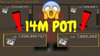 THE BIGGEST STAKING SESSION I'VE DONE... 14M POT+ MORE! HUGE GIVEAWAY ROAT PKZ OSRS RSPS