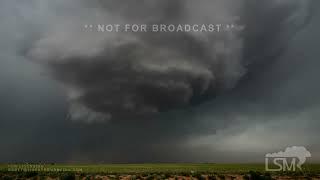 05-23-2023 Farwell, TX - Anticyclonic Supercell Wall Cloud Time-lapse