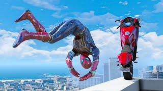 GTA 5 IRON SPIDERMAN Ragdolls Compilation (Euphoria Physics Showcase) #7