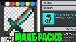 How To Make Texture Packs For Minecraft Bedrock! - Android & IOS