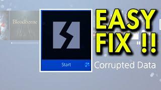 HOW TO FIX PS4 CORRUPTED DATA ERROR [Solved️]