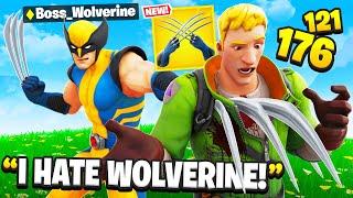 I Trolled Him With NEW Wolverine Boss! (Fortnite Wolverine Claws)