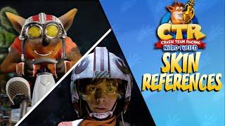 Crash Team Racing Nitro-Fueled: ALL Skin References and Easter Eggs