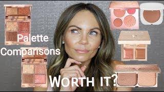 CHARLOTTE TILBURY GLOWGASM COLLECTION | IN DEPTH HONEST REVIEW | PALETTE COMPARISONS