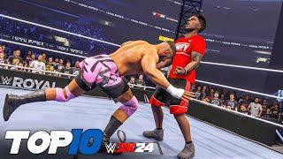 Top 10 WWE Royal Rumble 2025 Moments in WWE 2K24