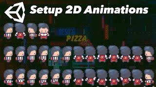 How to Setup 2D Character Animations with Blend Trees in Unity