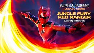 Casey Rhodes - Jungle Fury Red Ranger | Official Moveset | Power Rangers: Legacy Wars