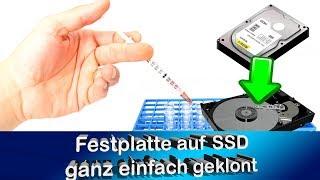 Festplatte klonen - SSD Klonen - mit Windows ohne Fremdsoftware für Freude an neuen Datenträger