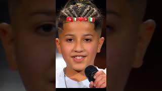 الطفل زين الدين فطناسي يشعل حلبة the voice Italy  #تونس #thevoice  #rap