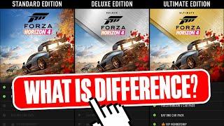 What is the difference between Forza Horizon 4 Standard Deluxe and Ultimate (2025)