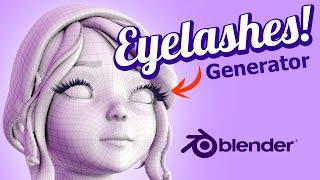 Make Eyelashes Generator in Blender