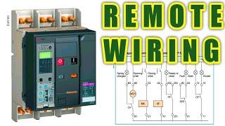 #ACB_wiring Motorize_breaker #diagram/Drawing | how to wire Motorized Breaker with Remote control