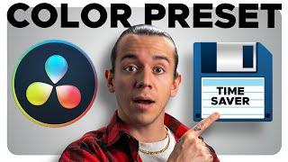 How to Save Color Grade Presets in Davinci Resolce 18