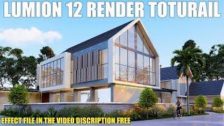 How To Create a REALISTIC exterior Render in just 20 minutes - Lumion Rendering Tutorial. 3d Render